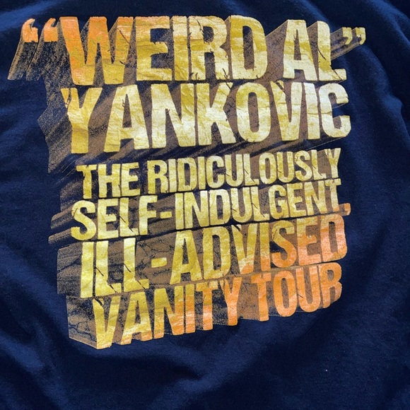 Weird Al Yankovic US Tour Concert Shirt: Adult 2XL: Band Merch: GUC - Picture 3 of 5
